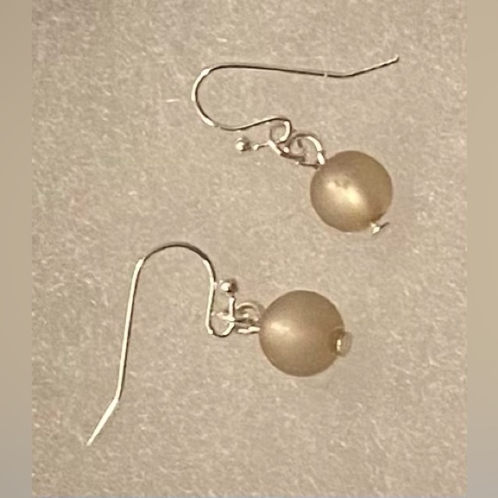 NEW #11 Silver-Grey Polaris earrings